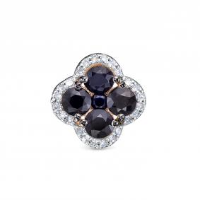 Золотая подвеска RoseGrace 5-6245-106-3К-Сап с бриллиантом и сапфиром 5-6245-106-3К-Сап фото