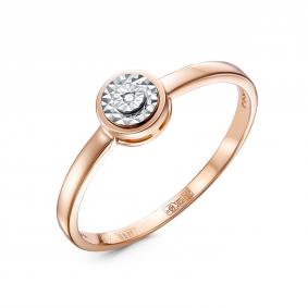 Золотое кольцо RoseGrace 5-7444-103И2-1К с бриллиантом 5-7444-103И2-1К фото