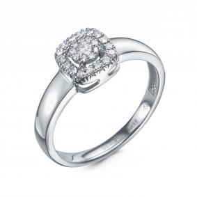 Кольцо из белого золота RoseGrace 5-7644-103ИНВ-1Б с бриллиантом 5-7644-103ИНВ-1Б фото