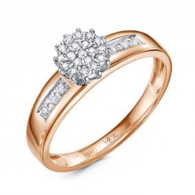 Золотое кольцо RoseGrace 5-7850-103-1К с бриллиантом 5-7850-103-1К фото