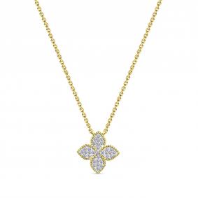 Колье из лимонного золота RoseGrace 5-7933-103-9Ж с бриллиантом 5-7933-103-9Ж фото