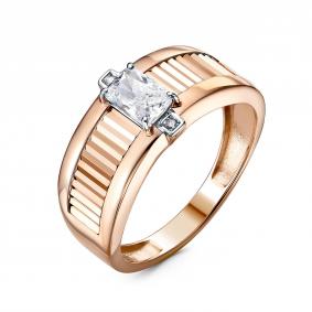 Золотое кольцо RoseGrace 5-9296-313-1К-Фбр с фианитом 5-9296-313-1К-Фбр фото