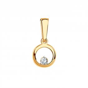 Золотая подвеска TALANT 50-02-0001-26698 с фианитом 50-02-0001-26698 фото