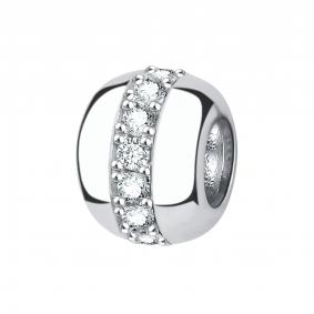 Серебряная подвеска-шарм TALANT с фианитом 50-72-0001-10612 50-72-0001-10612 фото