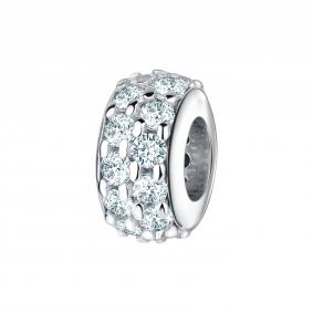 Серебряная подвеска-шарм TALANT с фианитом 50-72-0001-28699 50-72-0001-28699 фото