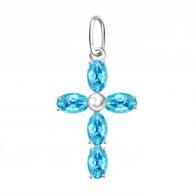 Серебряная подвеска TALANT 50-72-000Ц-23691 с топазом 50-72-000Ц-23691 фото