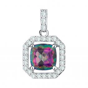 Серебряная подвеска TALANT 50-72-0К01-10178 с фианитом и кварцем 50-72-0К01-10178 фото