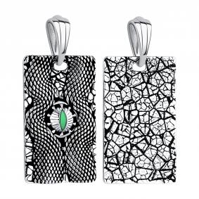 Серебряная подвеска Символ года Змея TALANT с эмалью 50-7Ч-0000-15750 50-7Ч-0000-15750 фото