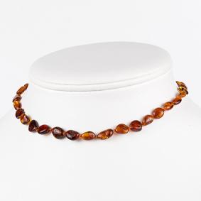 Колье Янтарная волна 502008450704 с янтарём 502008450704 фото