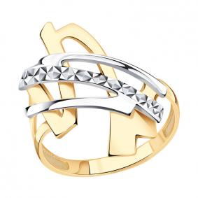 Золотое кольцо AQUAMARINE 50278 50278 фото