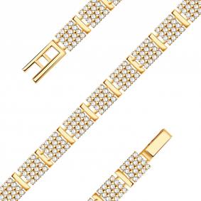 Золотой браслет Александра 5080001ск с бриллиантом 5080001ск фото