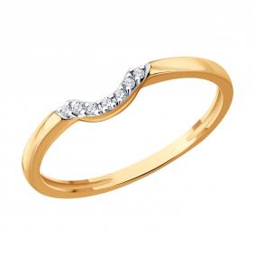 Золотое кольцо SOKOLOV 51-110-00903-1 с фианитом 51-110-00903-1 фото