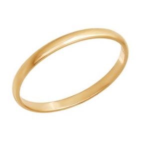 Золотое обручальное кольцо 2 мм Diamant 51-111-00322-1 51-111-00322-1 фото
