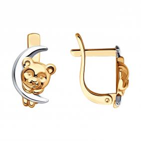 Золотые серьги Diamant 51-120-02022-1 51-120-02022-1 фото