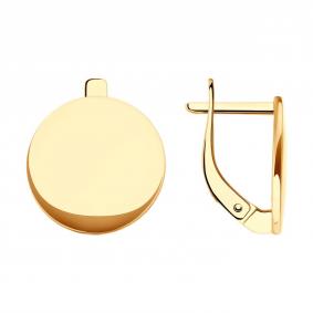 Золотые серьги Diamant 51-120-02303-1 51-120-02303-1 фото