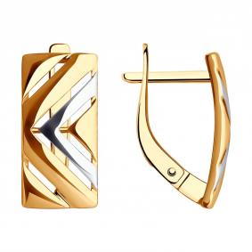 Золотые серьги Diamant 51-120-02461-1 51-120-02461-1 фото