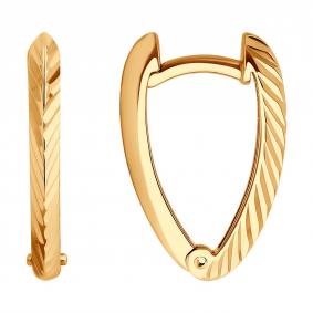 Золотые серьги Diamant 51-120-02716-1 51-120-02716-1 фото