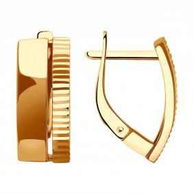 Золотые серьги Diamant 51-120-02741-1 51-120-02741-1 фото