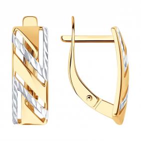 Золотые серьги Diamant 51-120-02781-2 51-120-02781-2 фото
