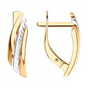 Золотые серьги Diamant 51-120-02850-1 51-120-02850-1 фото