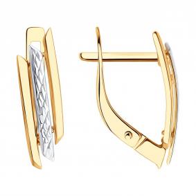 Золотые серьги Diamant 51-120-02898-1 51-120-02898-1 фото