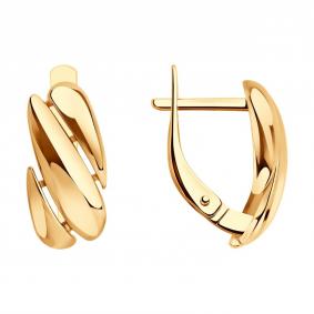 Золотые серьги Diamant 51-120-02912-1 51-120-02912-1 фото