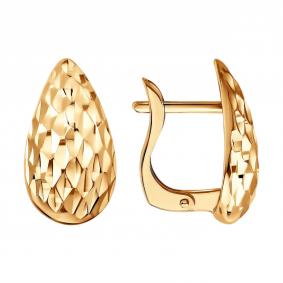 Золотые серьги Diamant 51-120-03141-2 51-120-03141-2 фото