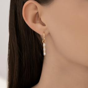 Золотые серьги SOKOLOV 51-121-02963-1 с фианитом 51-121-02963-1 фото