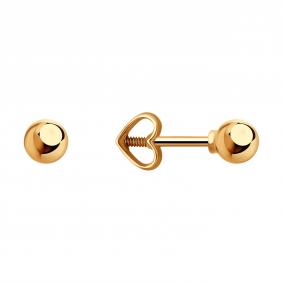 Золотые серьги Diamant 51-122-01932-2 51-122-01932-2 фото