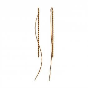 Золотые серьги Diamant 51-123-01882-1 51-123-01882-1 фото