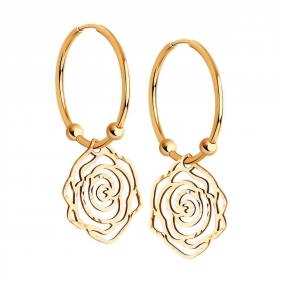 Золотые серьги Diamant 51-124-01734-1 51-124-01734-1 фото