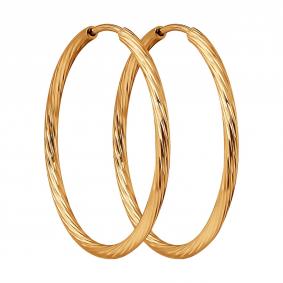 Золотые серьги Diamant 51-124-01966-1 51-124-01966-1 фото