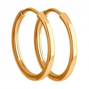 Золотые серьги Diamant 51-124-02384-1 51-124-02384-1 фото