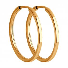 Золотые серьги Diamant 51-124-02385-1 51-124-02385-1 фото