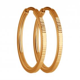 Золотые серьги Diamant 51-124-02385-2 51-124-02385-2 фото