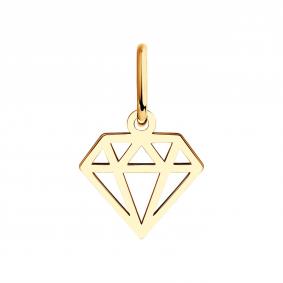 Золотая подвеска Diamant 51-130-01118-1 51-130-01118-1 фото