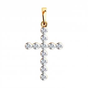 Золотая подвеска Diamant 51-130-01441-1 с фианитом 51-130-01441-1 фото