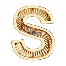 Золотая подвеска-буква S Diamant 51-130-02999-1 51-130-02999-1 фото