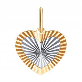 Подвеска из комбинированного золота Diamant 51-130-03171-1 51-130-03171-1 фото