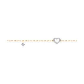 Золотой браслет Diamant 51-150-01329-1 с фианитом 51-150-01329-1 фото