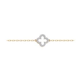 Золотой браслет Diamant 51-150-01334-1 с фианитом 51-150-01334-1 фото