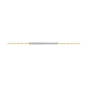Золотой браслет Diamant 51-150-01336-1 с фианитом 51-150-01336-1 фото