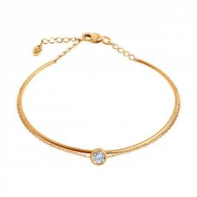 Золотой браслет Diamant 51-150-02023-1 с фианитом 51-150-02023-1 фото