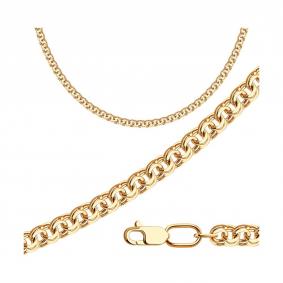 Золотая цепь плетение Бисмарк Diamant 51-180-14060-31 51-180-14060-31 фото