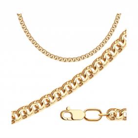 Золотая цепь плетение Бисмарк Diamant 51-180-14070-1 51-180-14070-1 фото