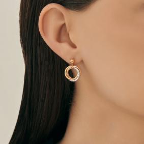 Золотые серьги SOKOLOV 51-222-02972-1 с бриллиантом 51-222-02972-1 фото