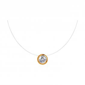 Колье на леске Diamant с бриллиантом 51-270-01657-1 51-270-01657-1 фото