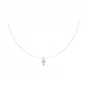 Колье на леске Diamant с бриллиантом 51-270-01658-1 51-270-01658-1 фото