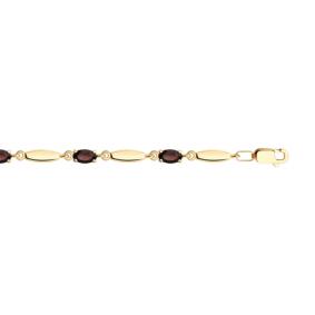 Золотой браслет Diamant 51-350-00362-2 с гранатом 51-350-00362-2 фото