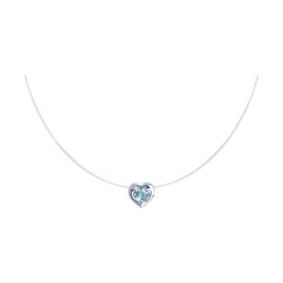 Колье на леске Diamant с родолитом и топазом 51-370-01489-1 51-370-01489-1 фото